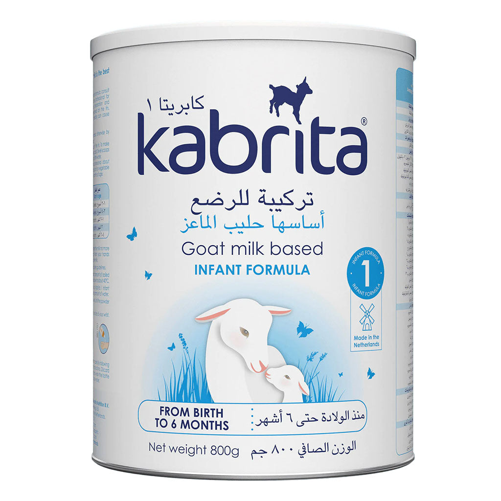 Kabrita Goat Milk Stage 1 Infant Formula - 800g Can for Newborns 0-6 Months | Gentle Digestion & Immune Support | Perfect for Bottle Feeding at Home or On-the-Go