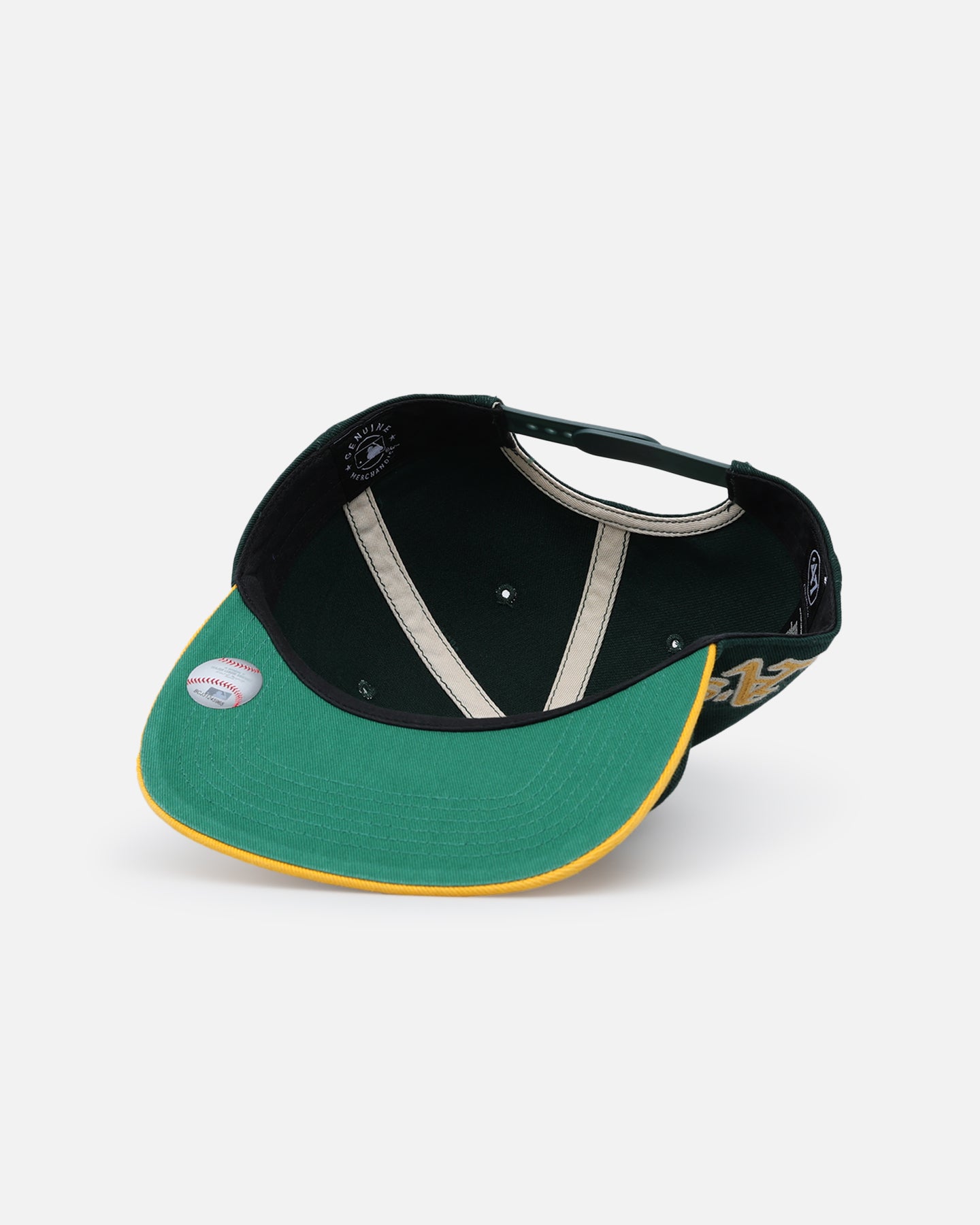 47 Brand Oakland Athletics Legacy 47 Captain RL Snapback Hat - Dark Green Baseball Cap for Men, Women | Perfect for Game Day, Sports Events & Casual Wear