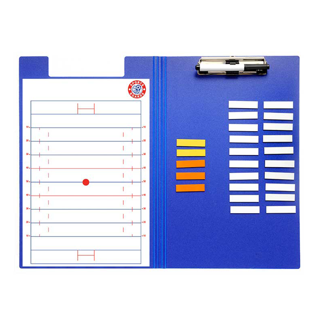 Premium Rugby League Coaches Folder - Durable Tactical Playbook Organizer for Training Sessions & Game Strategies | Perfect for Coaches, Players & Team Management