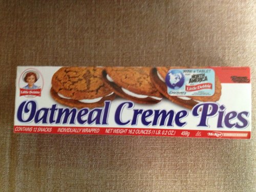 Delicious Oatmeal Creme Pies - Pack of 24 Snacks (2 Boxes) | Soft Baked Cookies with Creamy Filling | Perfect for Lunchboxes, Office Snacks & After-School Treats