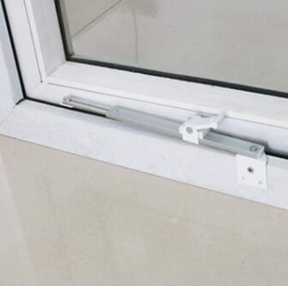 High-Quality Aluminum Alloy & PVC Window Wind Brace - Interior/Exterior Swing Limiter Bracket for Door & Window Safety (Perfect for Home, Office & Commercial Buildings)