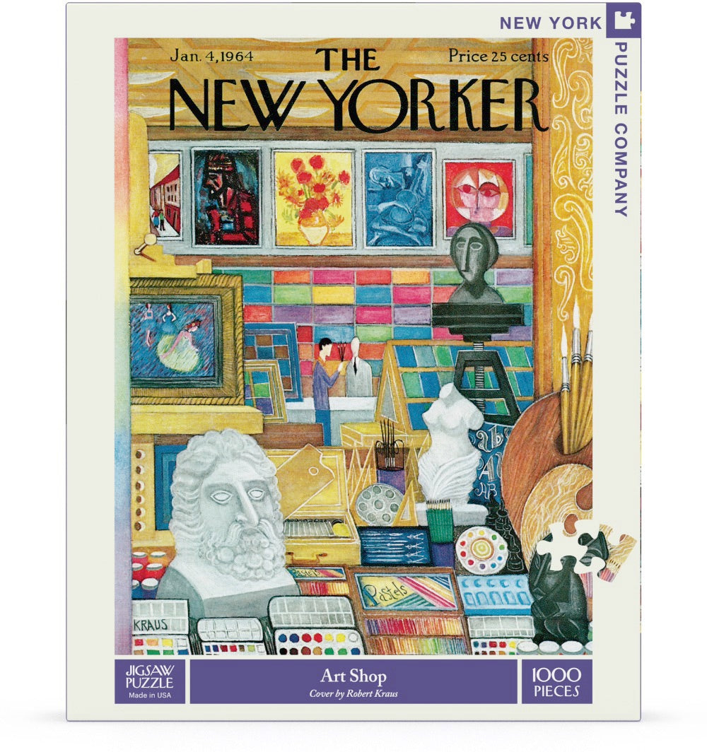 New Yorker Puzzle - 1000 Piece Art Jigsaw Puzzle for Adults, Premium Quality, Challenging & Fun - Perfect for Family Game Night, Relaxation & Home Decor