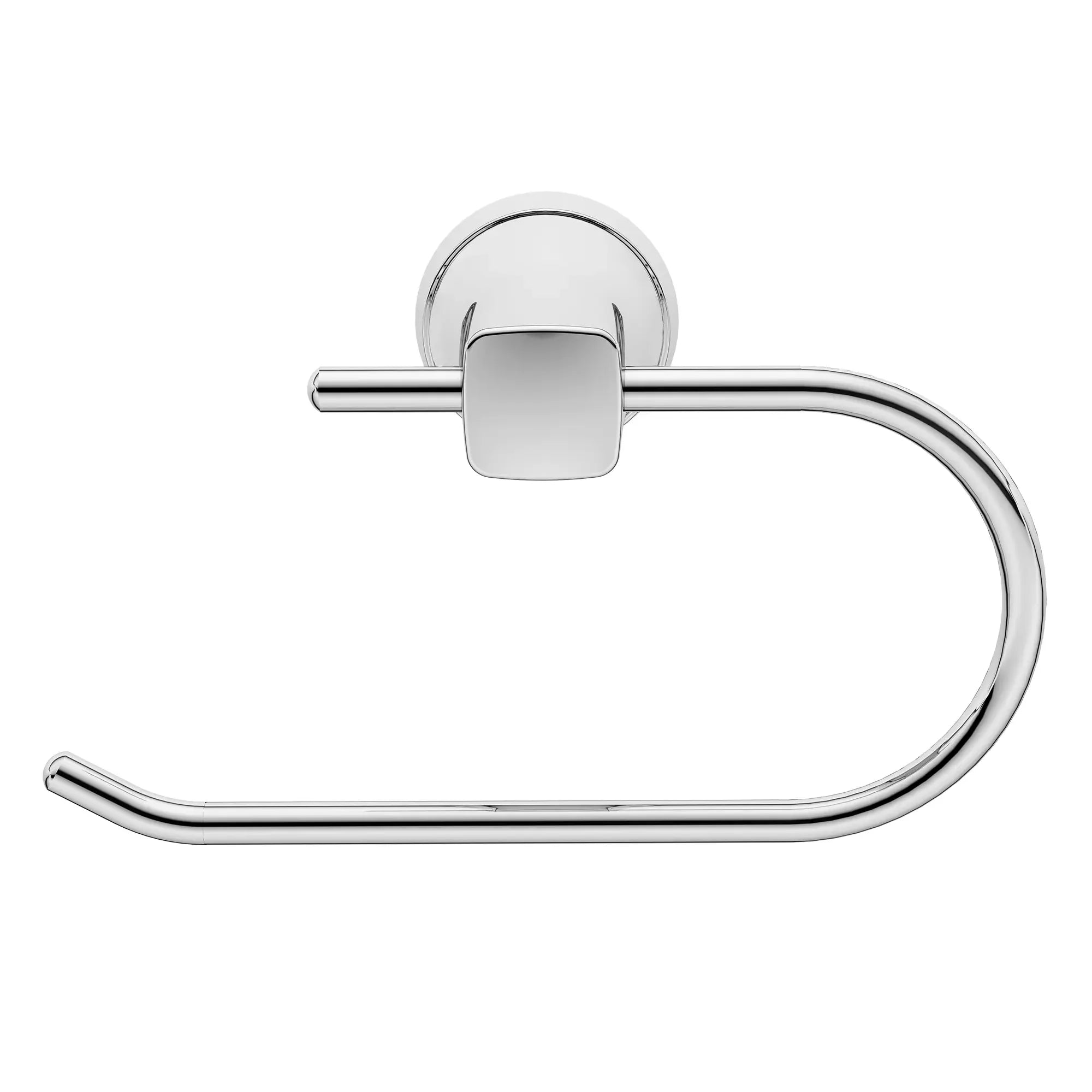 Glenmere Wall Mounted Toilet Paper Holder - Brushed Nickel Bathroom Tissue Roll Dispenser for Home & Commercial Use - Perfect for Bathrooms, Restrooms, and Powder Rooms