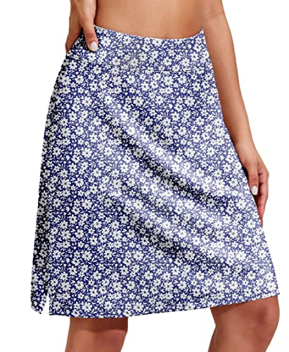 Navy White Floral