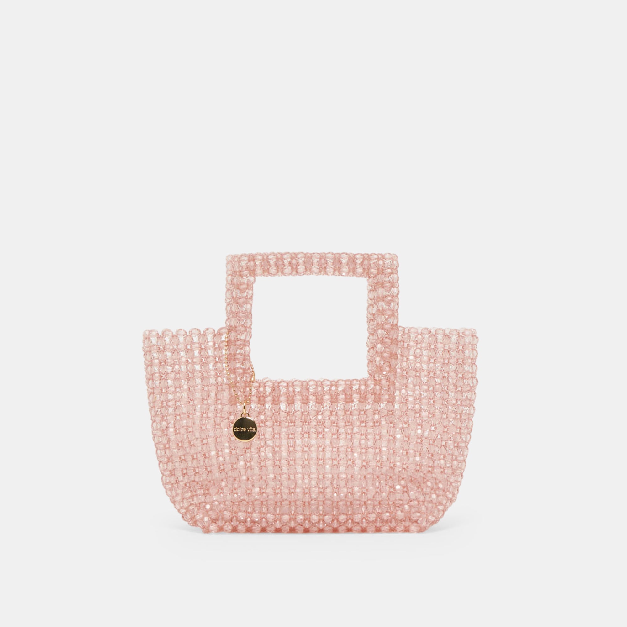 Marel Champagne Beaded Handbag for Women - Elegant Evening Clutch Purse for Parties, Weddings & Special Occasions
