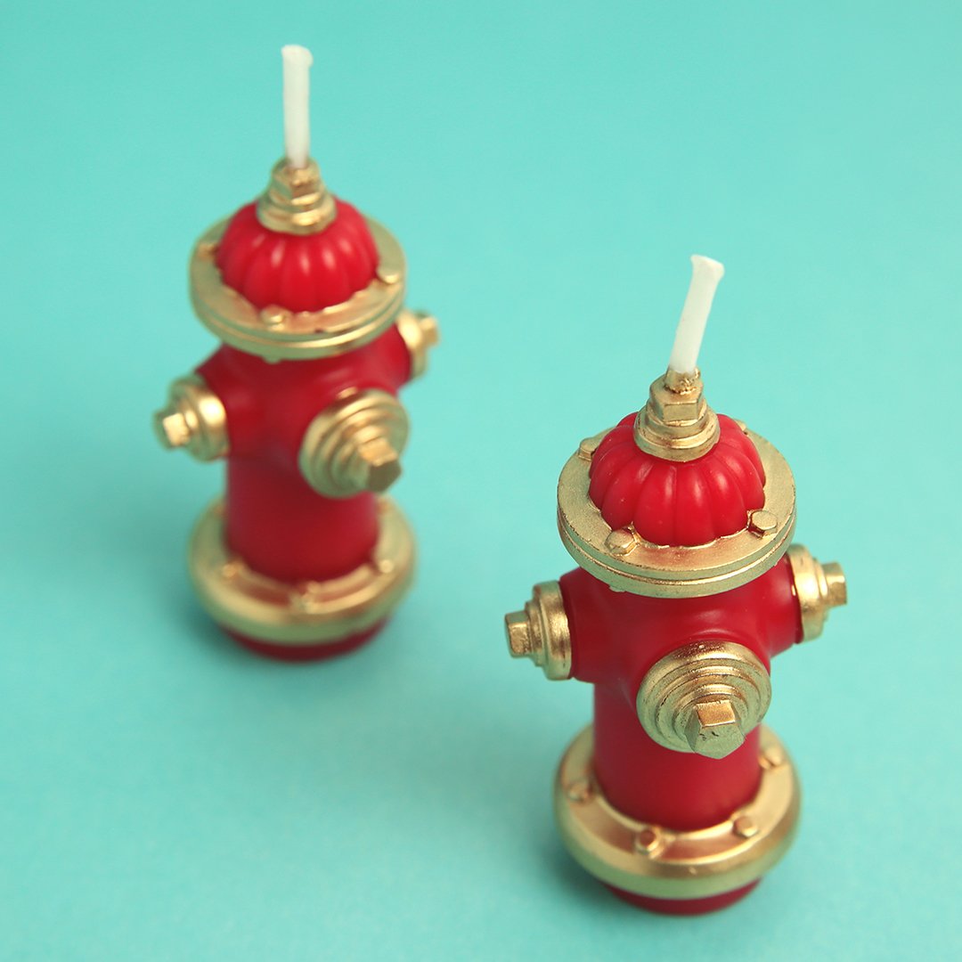 Fireproof Birthday Cake Candles - Safe Firefighting Candle Toppers for Birthday Parties | Perfect for Kids' Birthday Cakes and Special Celebrations
