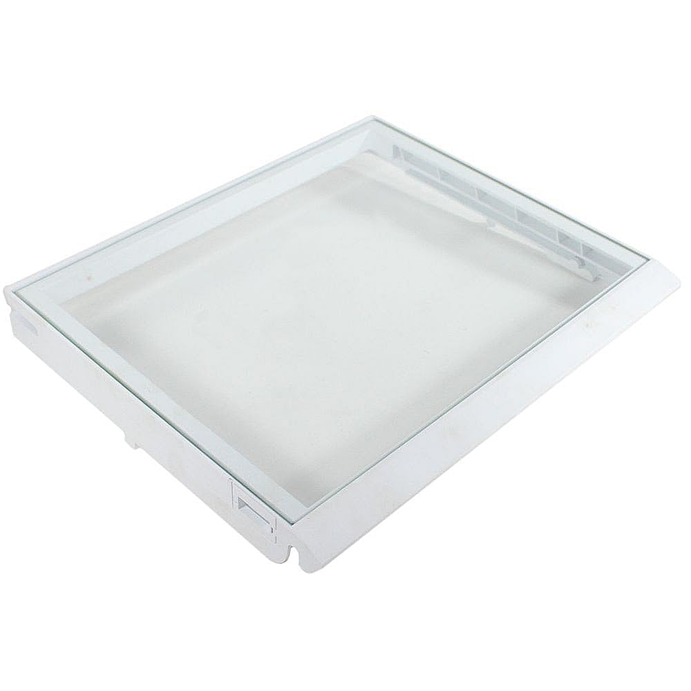 Whirlpool W10508993 Refrigerator Glass Crisper Cover - Durable & Clear for Fresh Food Storage in Kitchen