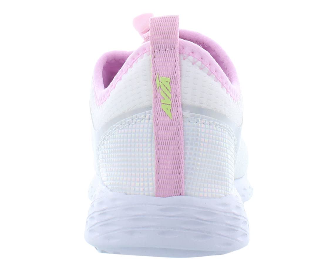 Avia Avi Spirit Slip-On Girls' Sneakers - Lightweight Breathable Tennis Shoes for Toddler & Kids (Sizes 11-6) - Perfect for School, Running & Playtime Activities