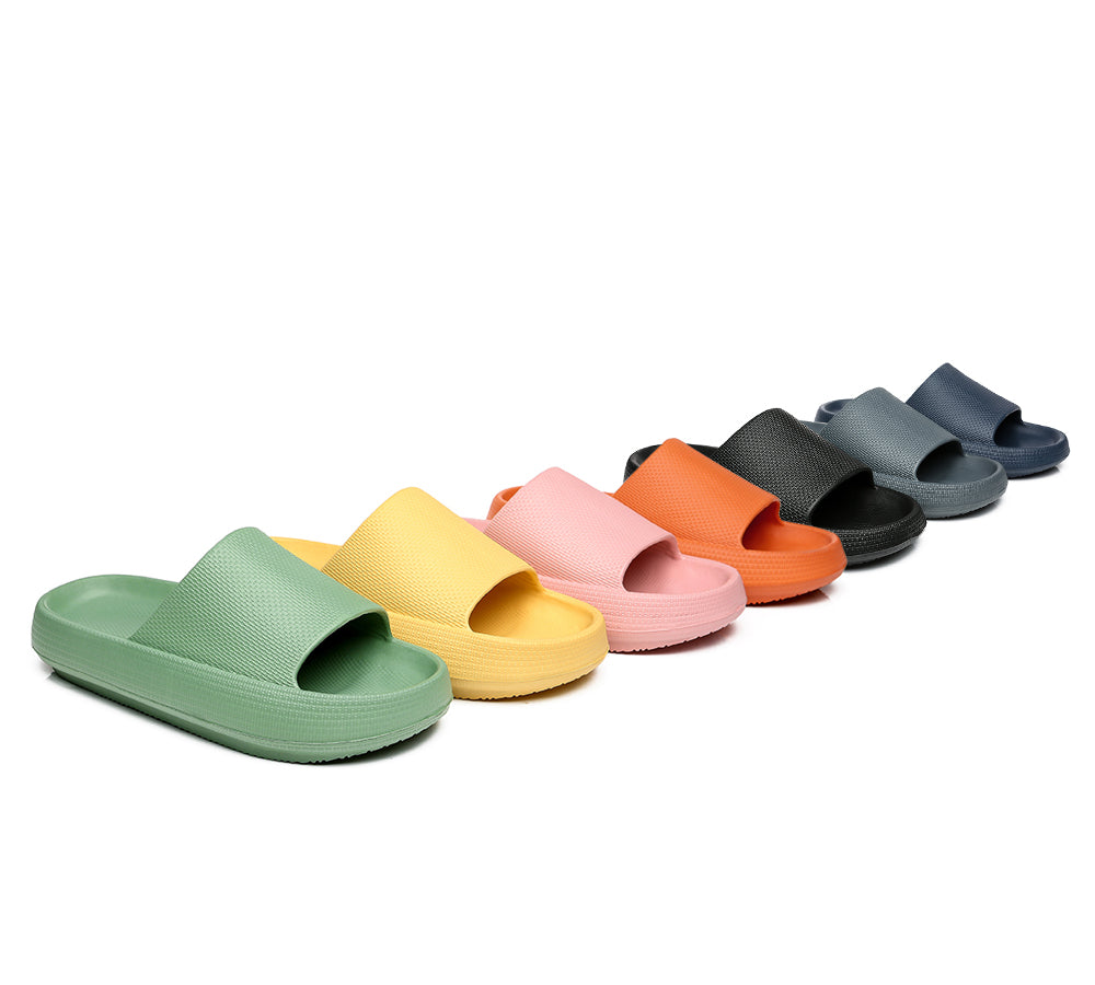 TARRAMARRA® Anti-Slip Cloud Slides for Women & Men - Comfortable House Slippers with Non-Skid Sole for Indoor/Outdoor Use - Perfect for Bathroom, Poolside, and Lounge Wear