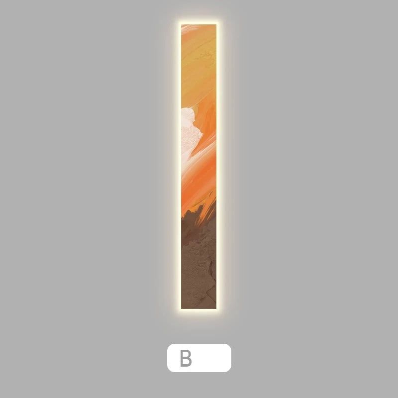 Abstract LED Panel Wall Lamp - Modern Indoor Lighting Fixture for Living Room, Bedroom & Office Decor