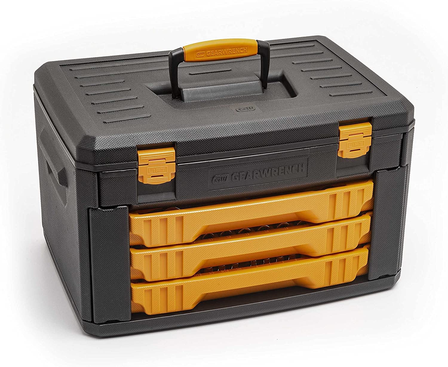 GEARWRENCH 219-Piece Professional Mechanics Tool Set with 3-Drawer Storage Box (Model 80940) - Complete Automotive Repair Kit for DIY & Professional Mechanics | Ideal for Garage, Workshop & Mobile Toolbox
