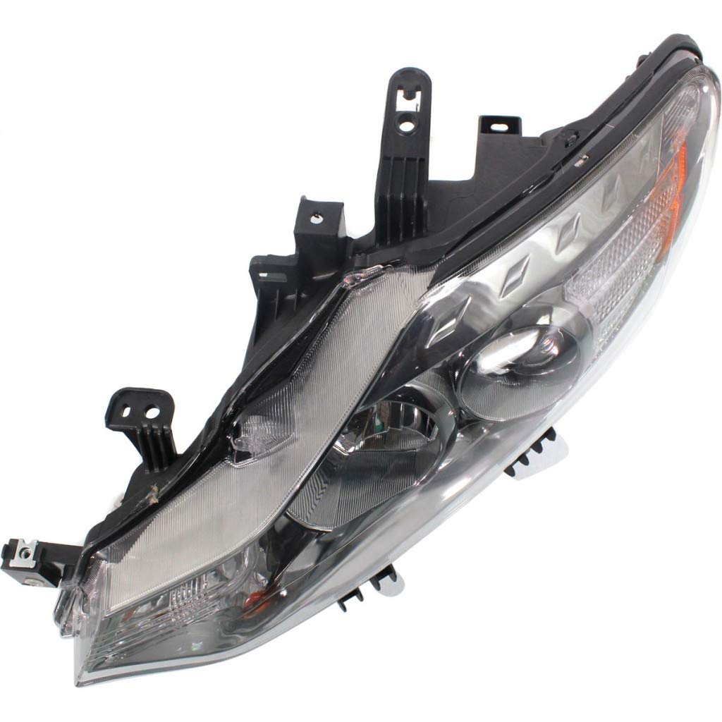 2009-2014 Nissan Murano Driver Side Headlight Replacement - Compatible with NI2502185 & 26060-1AA0D - Perfect for Night Driving & Foggy Conditions