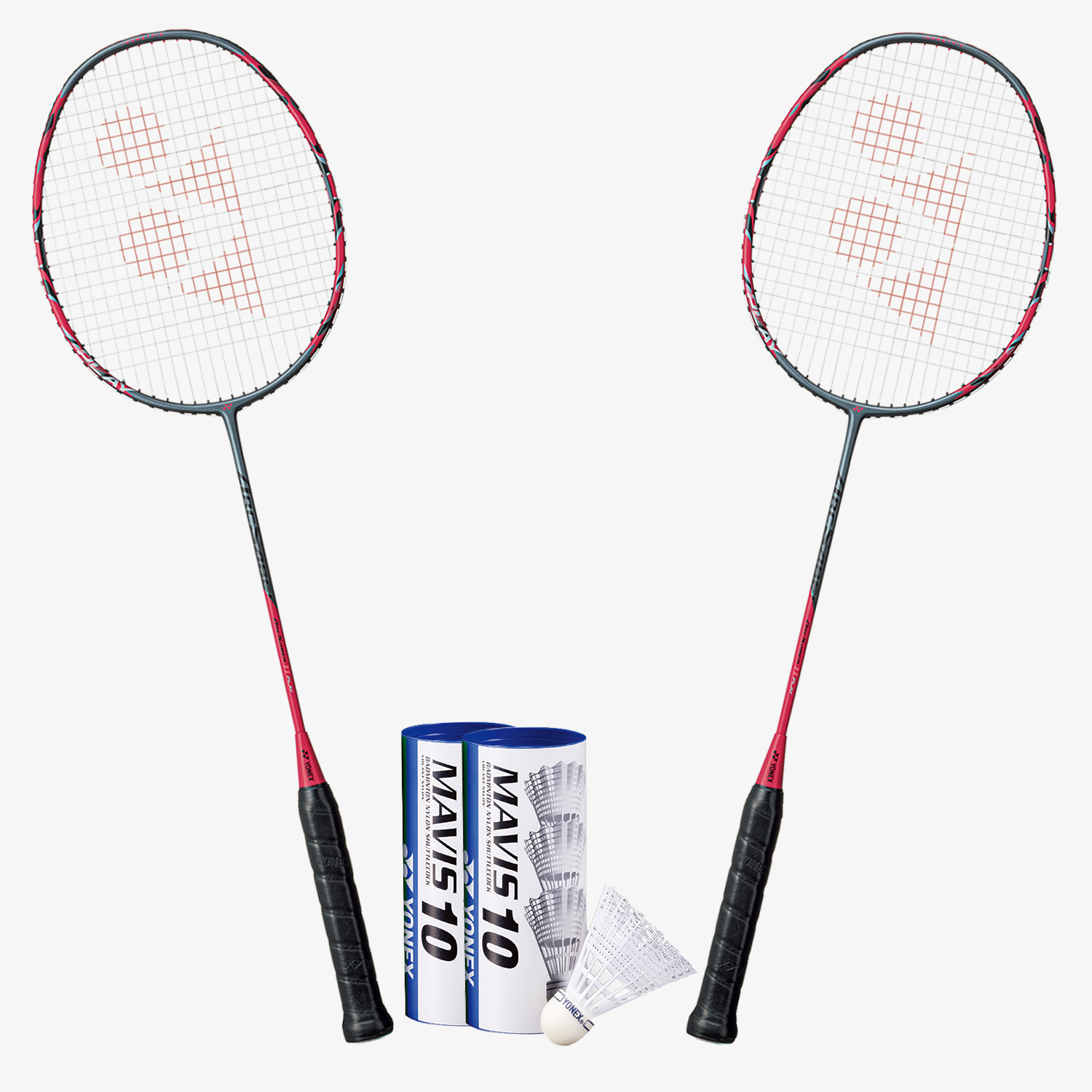 Yonex Arcsaber 11 Play Badminton Racket Set with Shuttlecocks & Bag - Grayish Pearl | Professional Badminton Equipment for Indoor & Outdoor Games, Tournaments & Training