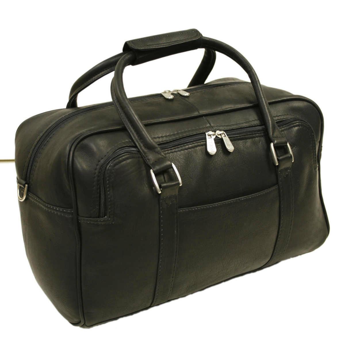 Premium Genuine Leather Mini Carry-On Luggage - Lightweight & Durable Travel Bag for Weekend Getaways & Business Trips
