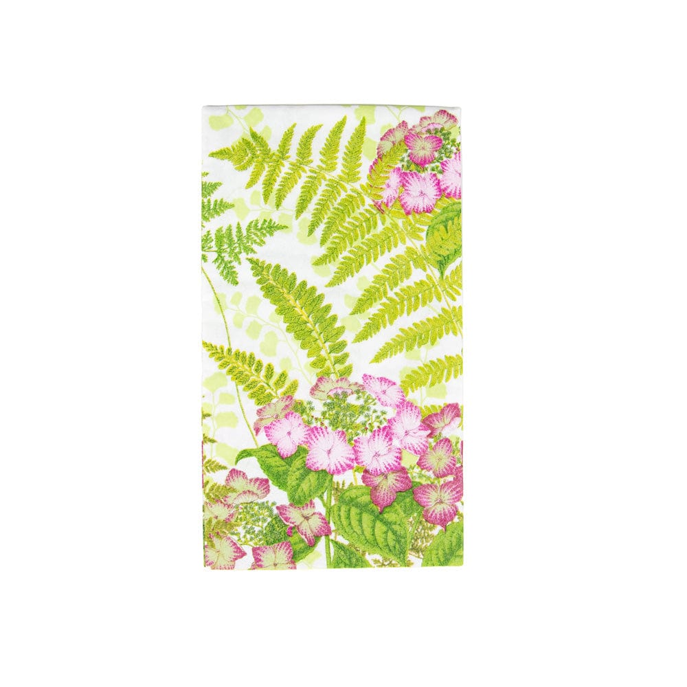 Premium Fern Garden Guest Hand Towels - Soft & Absorbent Cotton Bathroom Towels for Home & Hotel Use - Perfect for Guest Bathrooms, Powder Rooms & Spa Decor