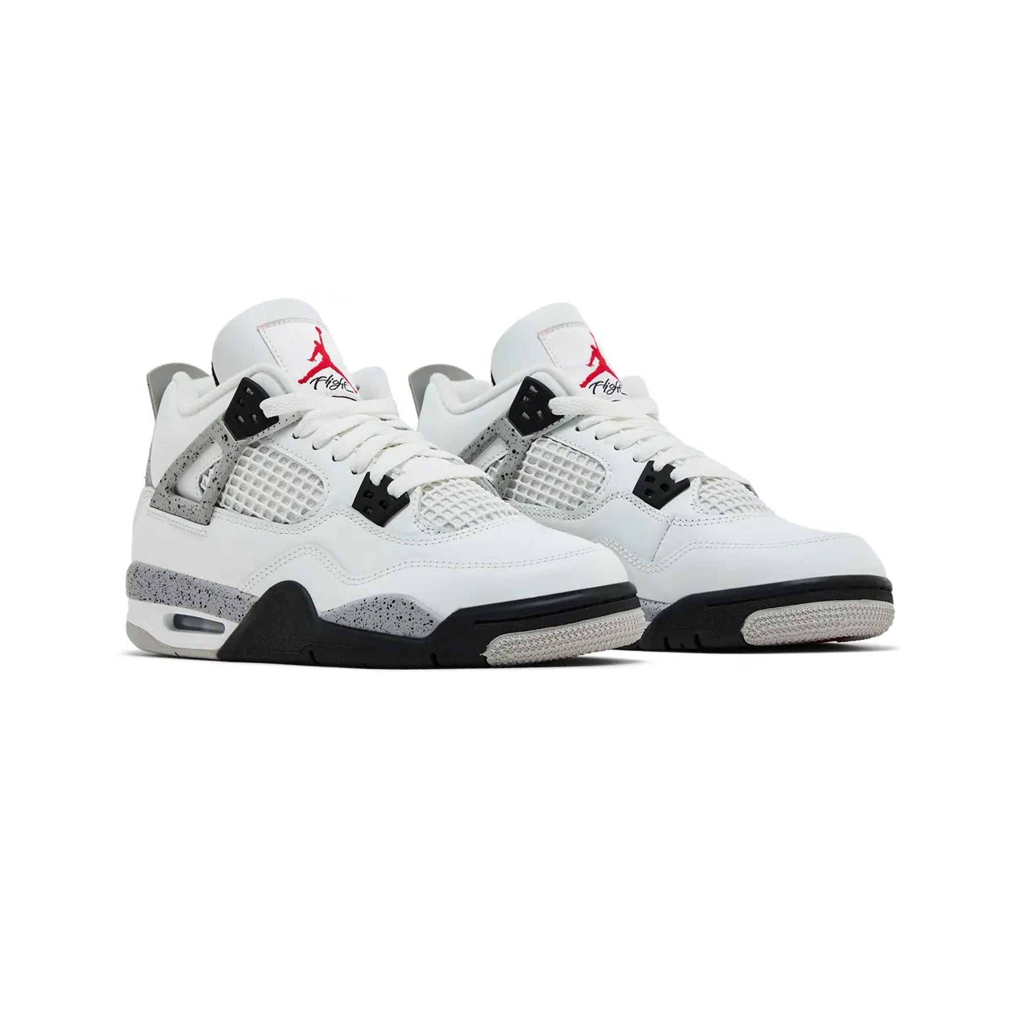 Air Jordan 4 Retro White Cement GS Sneakers (2025 Release) - Men's Basketball Shoes for Streetwear & Casual Style