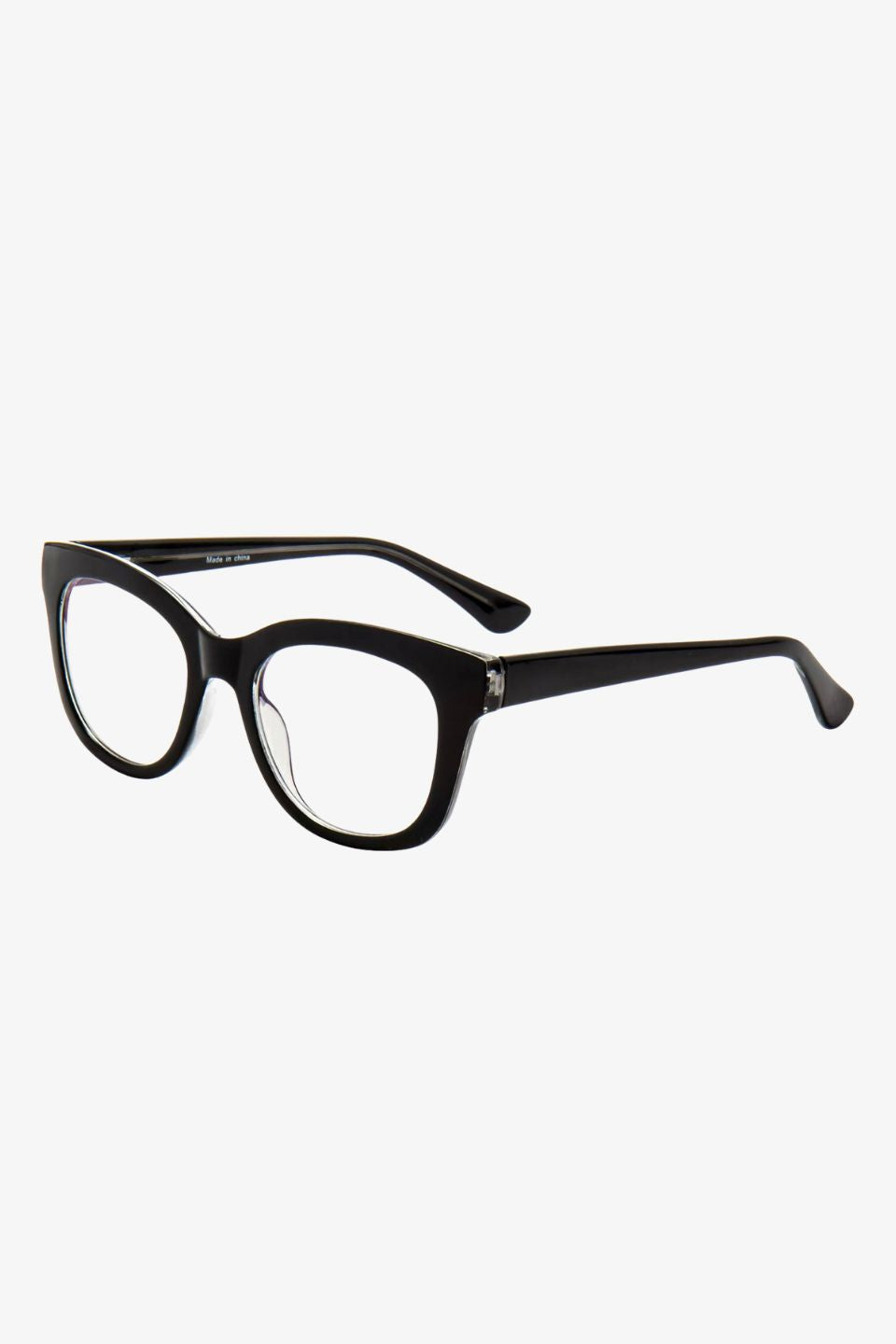 Black Framed Reading Glasses - Stylish & Comfortable for Daily Use, Work, and Reading Books