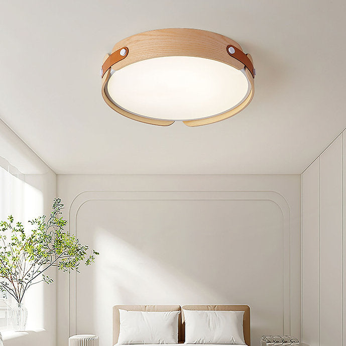 Modern LED Ceiling Light - Metal, Acrylic & Wood Design in Multiple Colors - Perfect for Living Room, Bedroom, or Kitchen Lighting