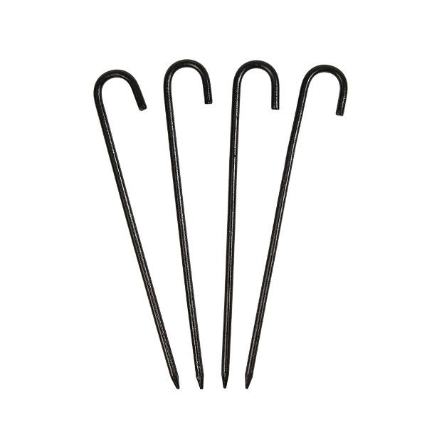 Heavy Duty Multi-Purpose Anchoring Pins - Steel Ground Stakes for Camping, Tents, Tarps & Outdoor Gear - Secure & Durable Anchoring Solution for Beach, Garden & Construction Use