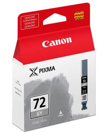 Canon PGI-72 Gray (GY) Ink Cartridge for Pixma PRO 10 Printer - High-Quality Photo Printing for Professional Photographers & Artists