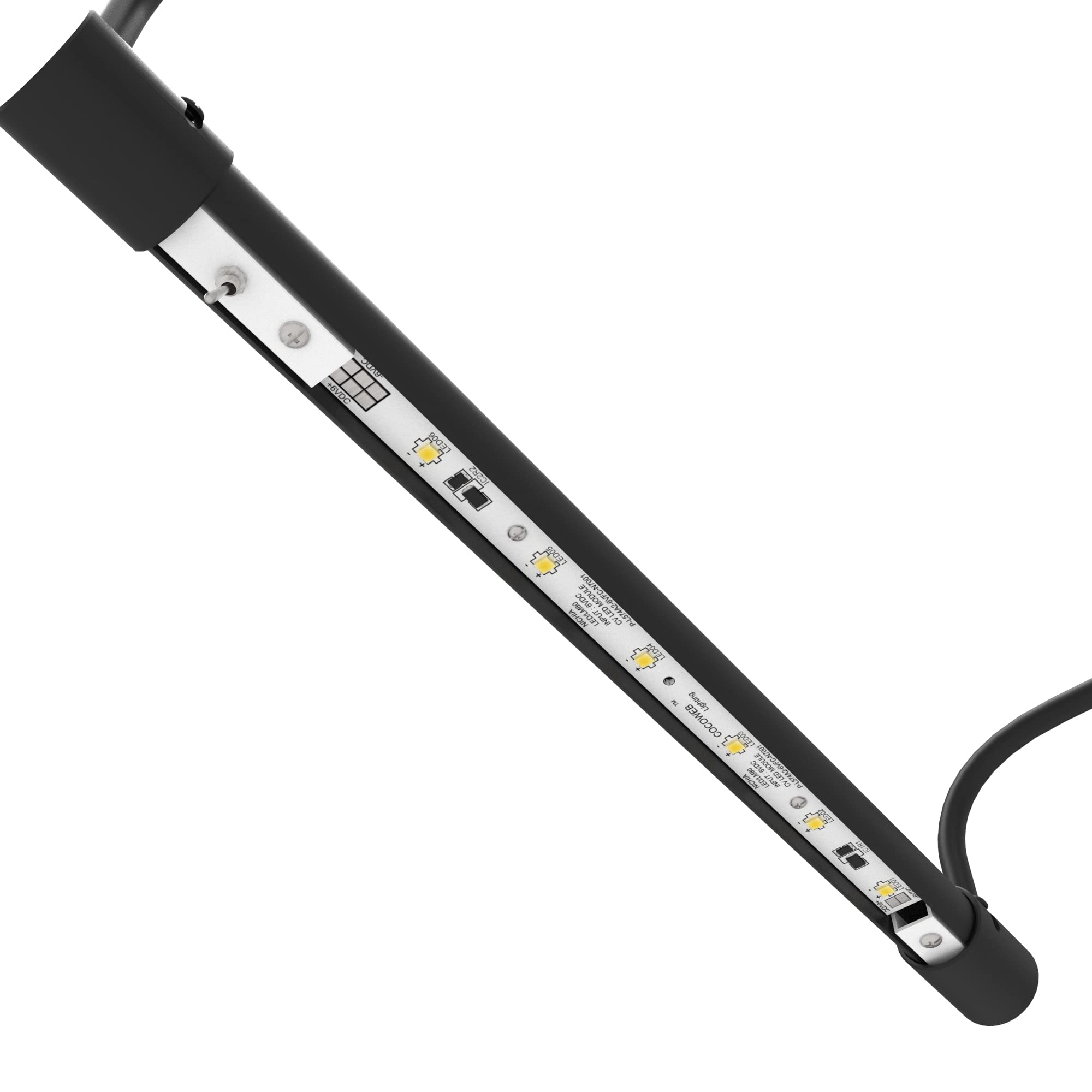 Cocoweb 12 Inch Tru-Slim LED Picture Light - Black Plug-in Wall Art Lighting with Remote Control - Perfect for Gallery, Museum & Home Decor Display