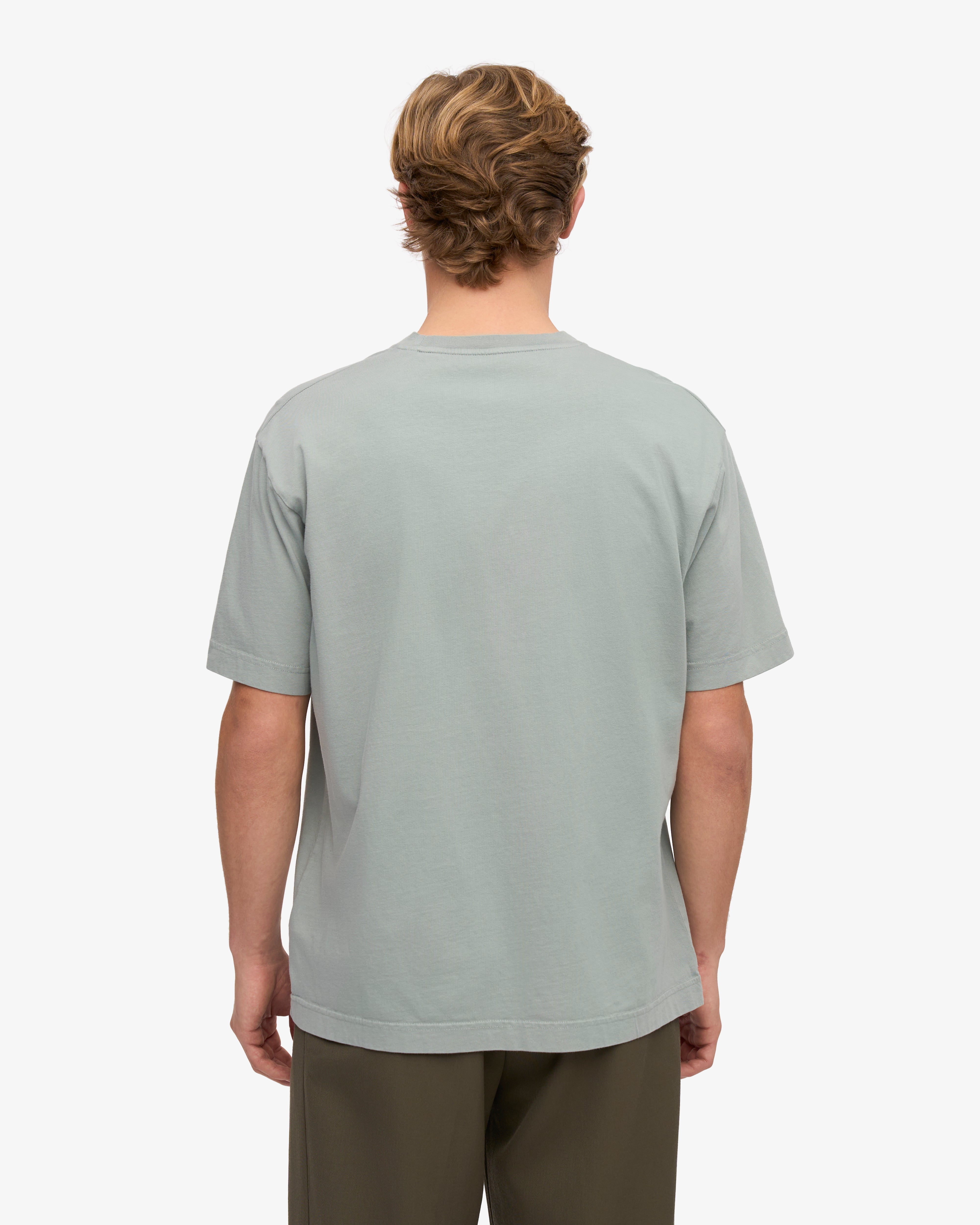 Premium Oversized Organic Cotton T-Shirt for Women - Soft & Comfortable Steel Blue Tee - Perfect for Casual Wear, Lounge & Everyday Outfits