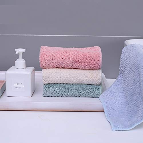 STORE77 CONNECTWIDE 3-Pack Microfiber Face Towels with Floral Design - Ultra Soft, Quick Dry, Multipurpose Cleaning Towels for Exfoliating | Highly Absorbent for Hands, Gym, Spa | Perfect for Travel, Yoga & Skincare Routine