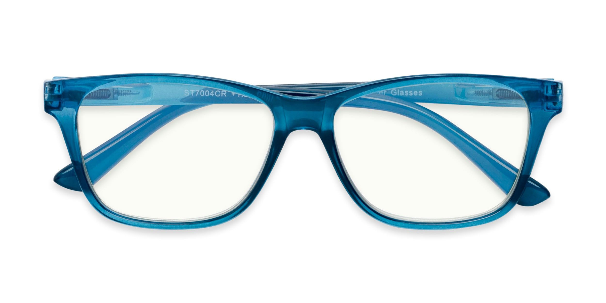 Blue Light Blocking Reading Glasses for Men & Women - Francis Square Frame Style | Anti-Eye Strain for Computer, Phone & Digital Screen Use