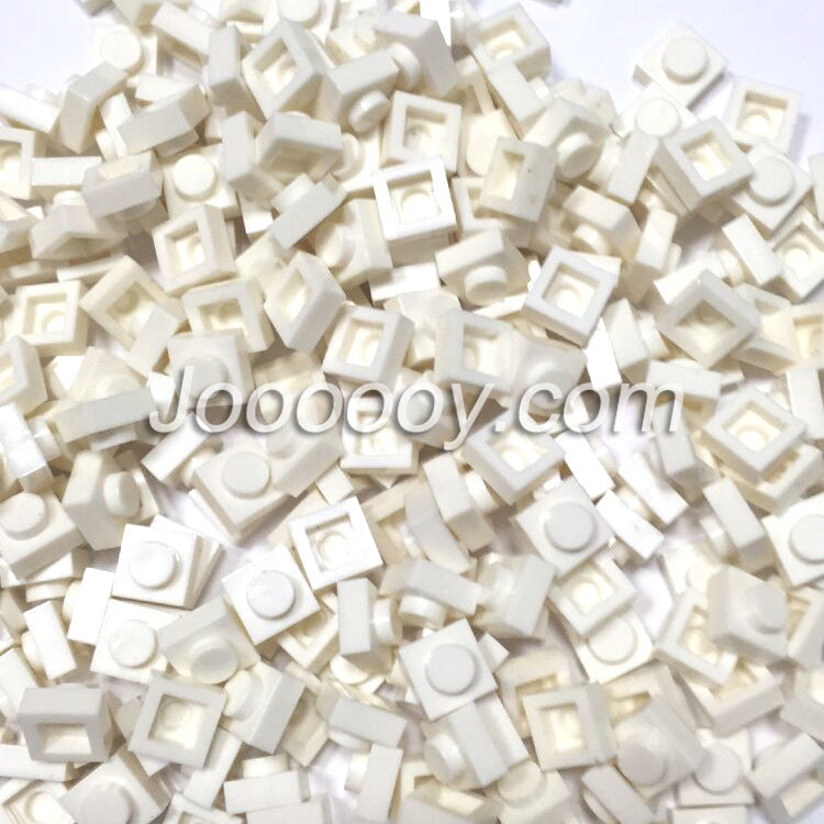 50pcs 1x1 LEGO-Compatible Building Plates - 3024 MOC Bricks for Miniature Models & DIY Creations - Perfect for LEGO Enthusiasts, Architecture Projects & Creative Play