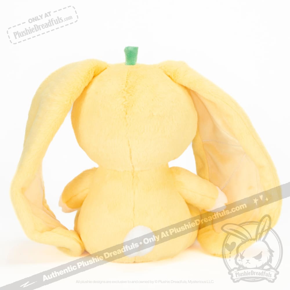 Plushie Dreadfuls Lemon Rabbit Stuffed Animal Toy - Soft Cute Bunny Plush for Kids, Gift, and Home Decor