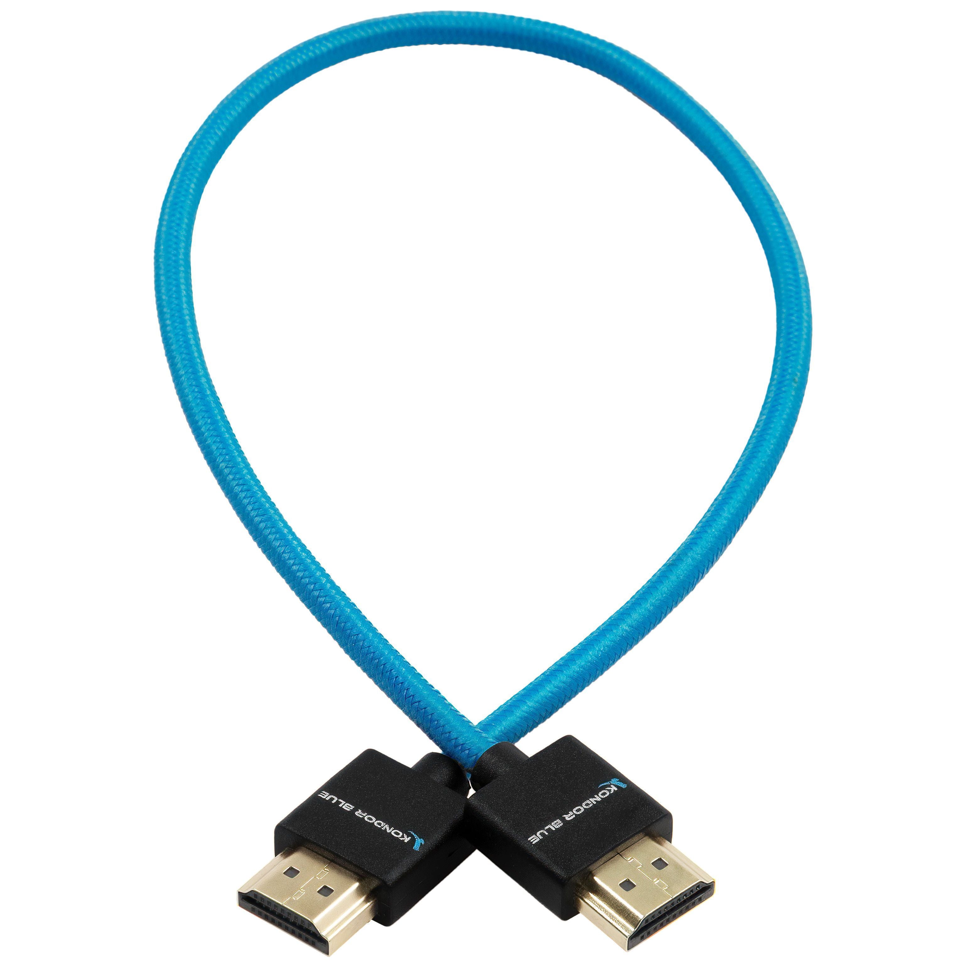 Kondor Blue Blackmagic Video Assist Cable Pack - High-Quality On-Camera Monitor Cables for Filmmaking & Videography | Perfect for DSLR, Mirrorless & Cinema Cameras