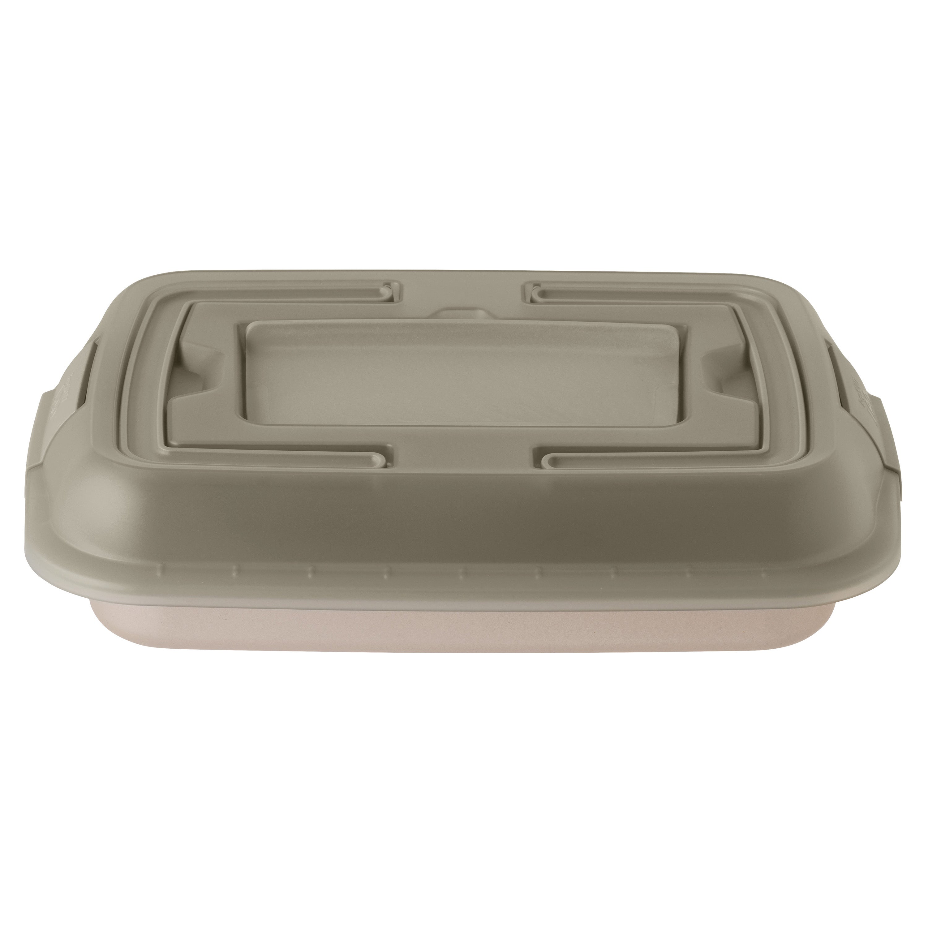 BergHOFF Balance 15-Inch Nonstick Carbon Steel Covered Cake Pan with Slicer - Perfect for Baking Cakes, Pies & Desserts at Home or Professional Kitchens