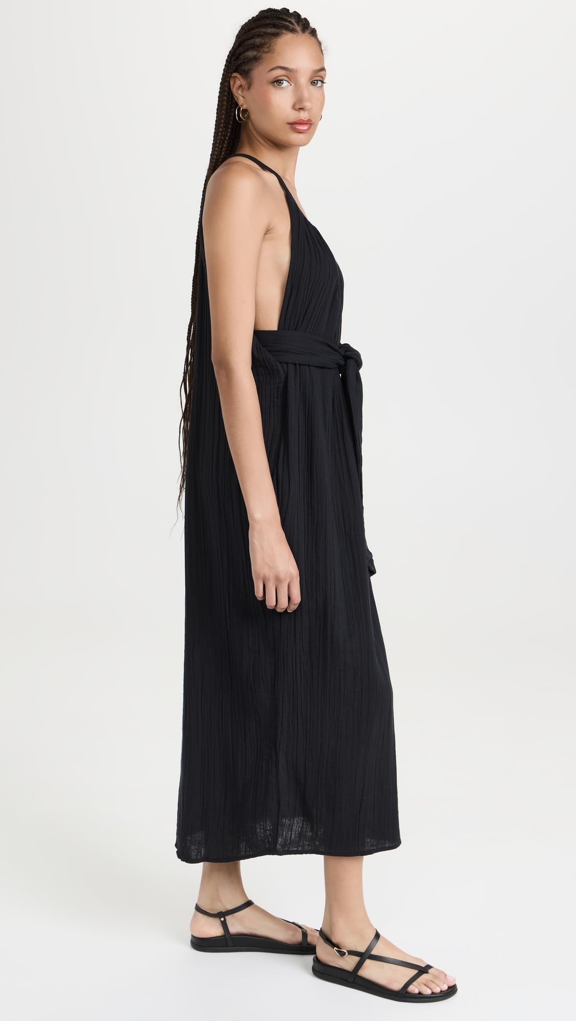 Mara Hoffman Women's Sydney Dress - Flowy Boho Maxi Dress with Floral Print, Perfect for Beach Vacations, Summer Parties & Casual Outings