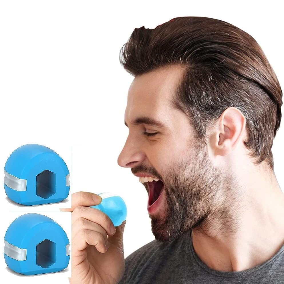 PECAPRO Jawline Exerciser Tool for Men & Women - Jawline Shaper & Jaw Line Maker - Helps Reduce Stress & Cravings - Perfect for Home Gym, Office, Travel & Fitness Training