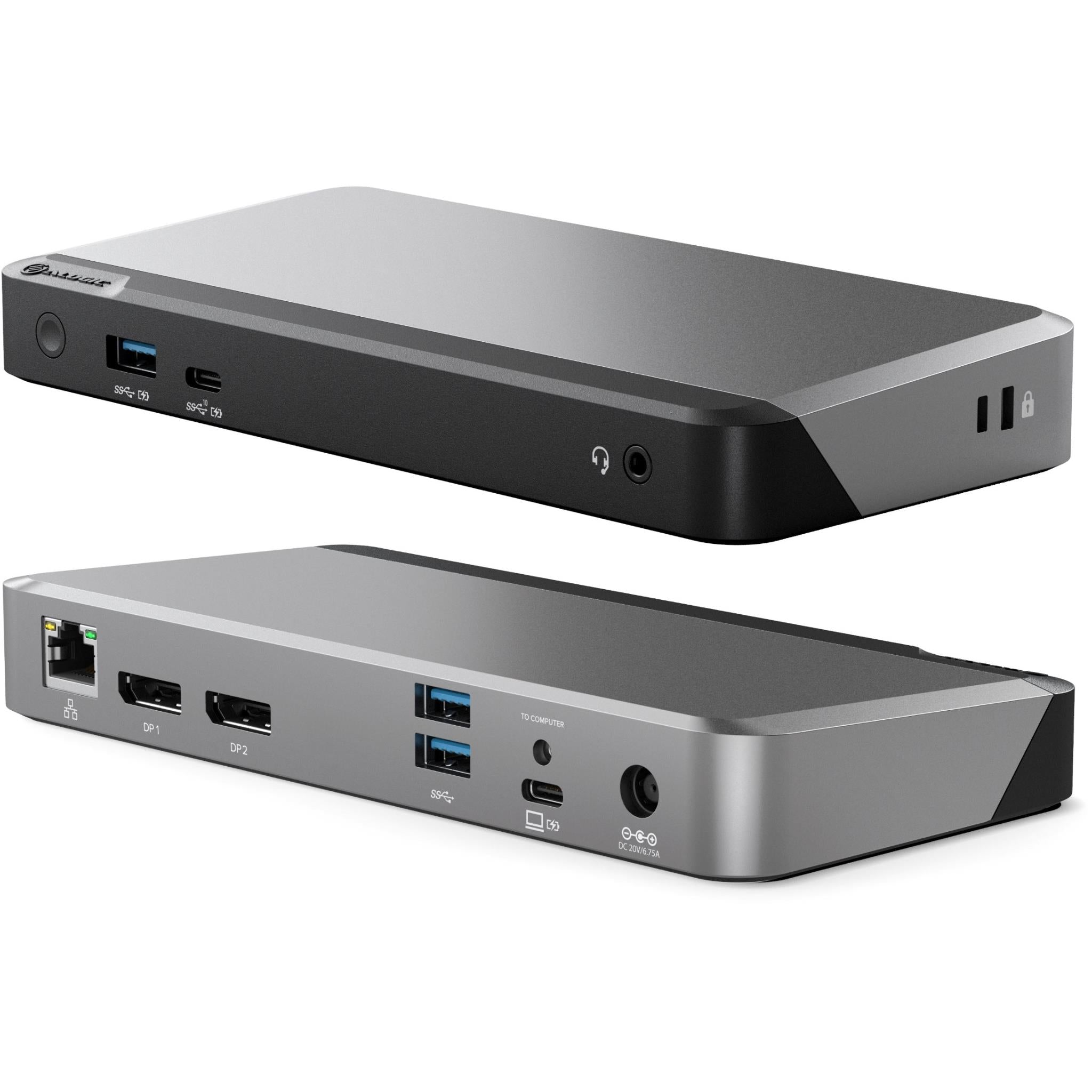 Alogic USB C Dual 4K Docking Station with 100W Power Delivery - 12-in-1 Laptop Dock for MacBook Pro/Air, Windows PC - 4K HDMI/DisplayPort, USB 3.0, Ethernet, SD Card Reader - Perfect for Home Office & Remote Work Setup