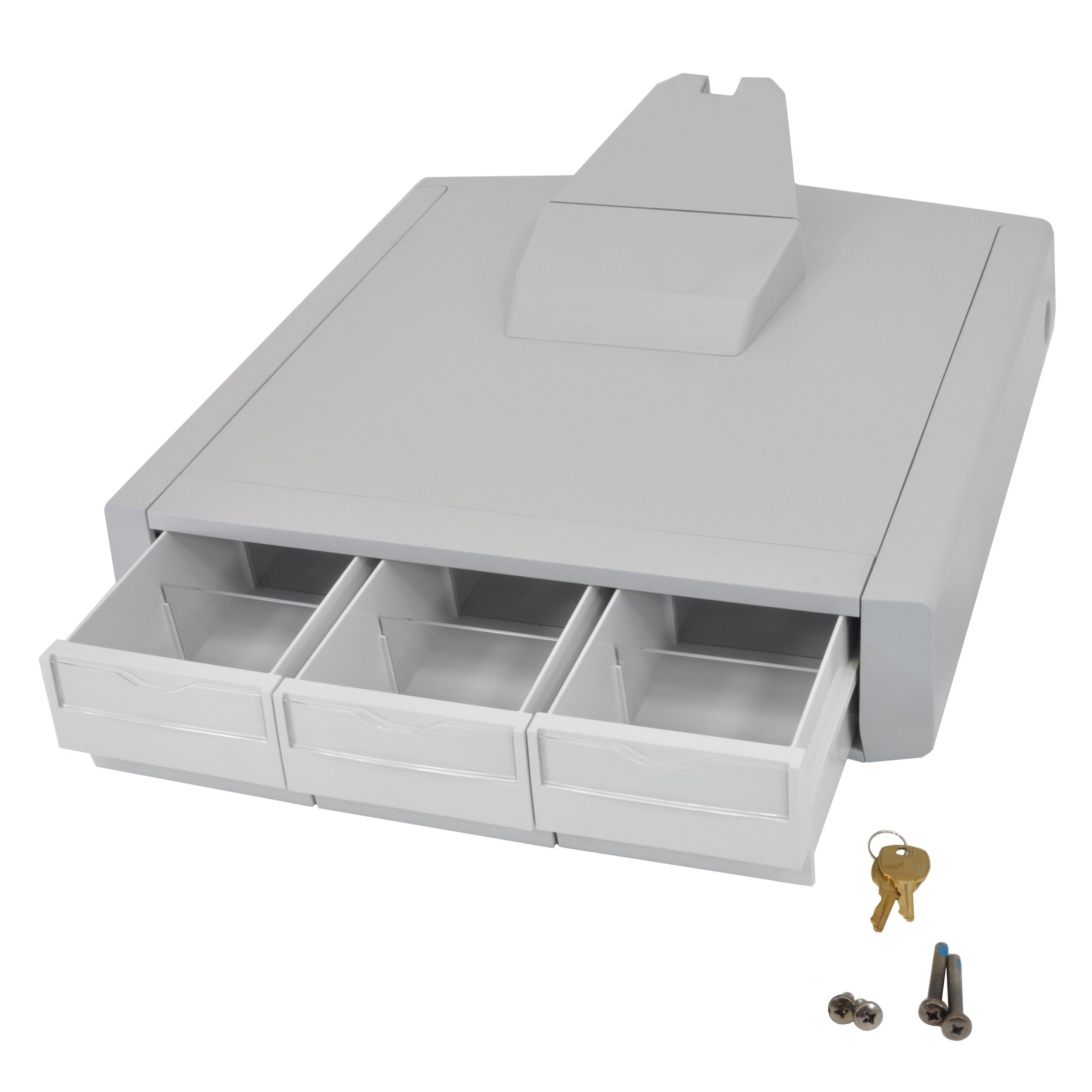 Ergotron SV Triple Primary Storage Drawer - Heavy Duty File Organizer for Office & Home (Model 97-865) - Perfect for Documents, Supplies & Office Accessories Storage