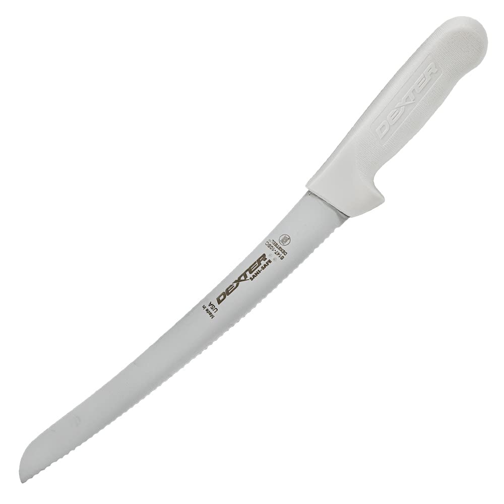 Premium Sani Safe Scalloped Bread Knives - Professional Stainless Steel Serrated Blade for Effortless Slicing - Perfect for Bakeries, Restaurants, and Home Kitchens