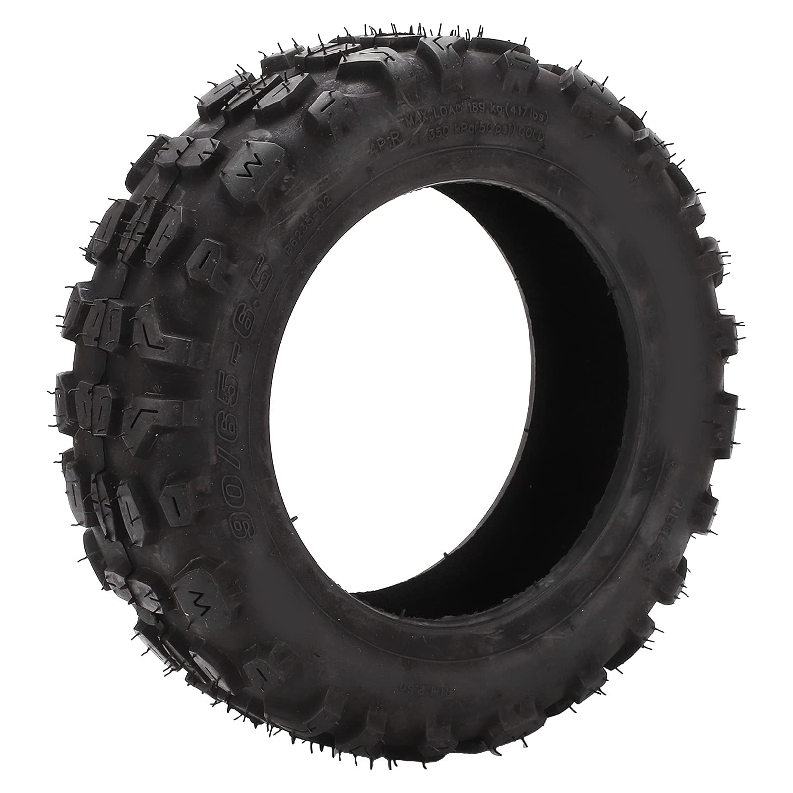 **90/65-6.5 Electric Scooter Vacuum Tire - Thickened Tubeless Rubber Tire for E-Scooters - Perfect for Commuting & Urban Riding**