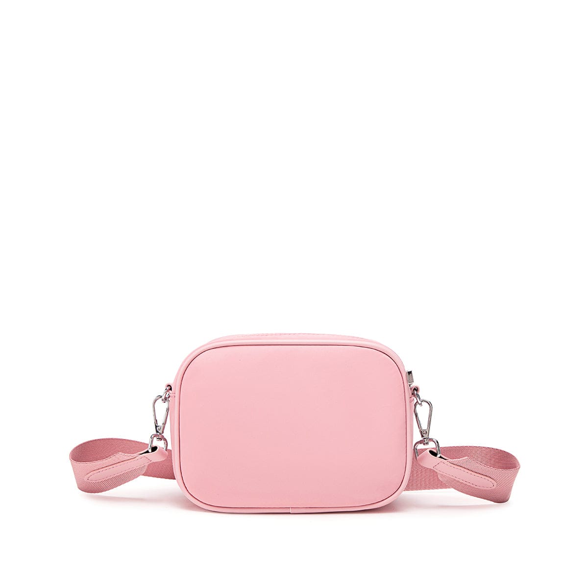 Vegan Daisy Nylon Crossbody Bag for Women - Light Pink Shoulder Purse | Perfect for Everyday Use, Travel & Casual Outings
