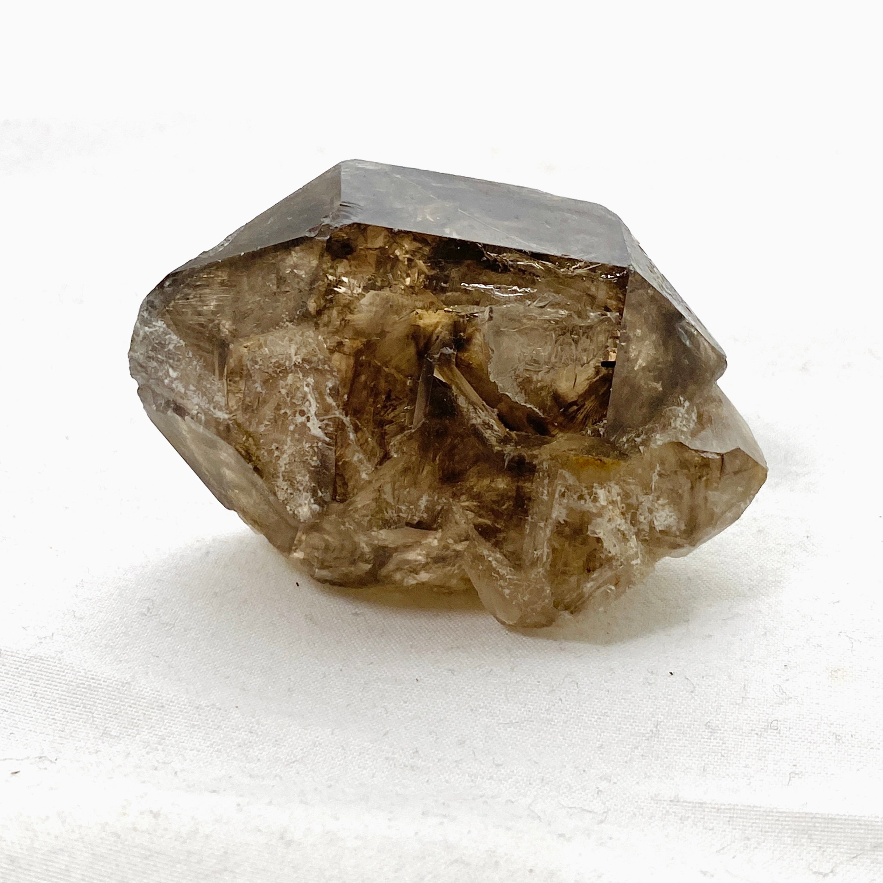 Natural Smokey Elestial Quartz Crystal - Healing Stone for Meditation, Energy Work & Spiritual Growth - Perfect for Home Decor, Yoga & Reiki