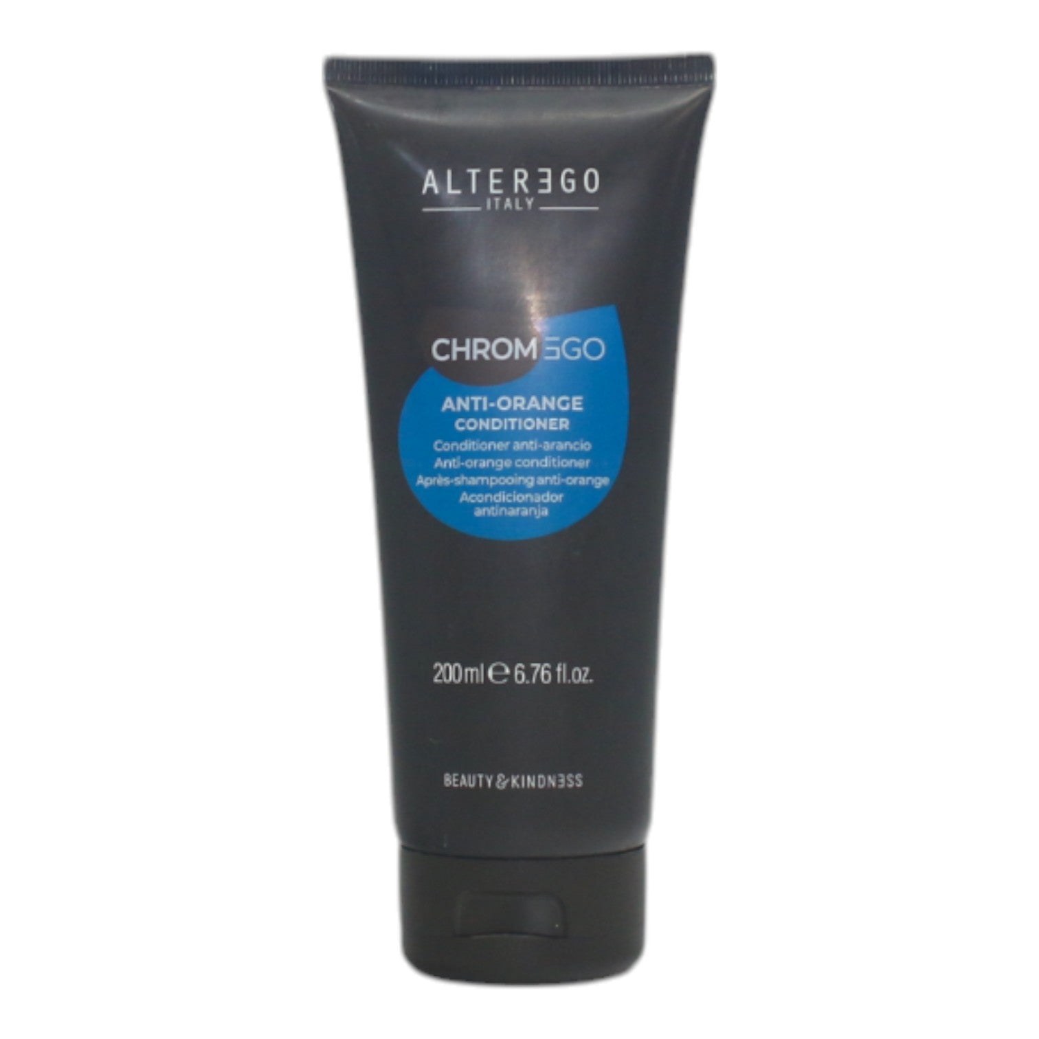 Alter Ego ChromEgo Anti Orange Conditioner 6.76 oz - Purple Toning Hair Mask for Blonde, Silver & Gray Hair - Salon Quality Brass Neutralizer for Color-Treated Hair at Home