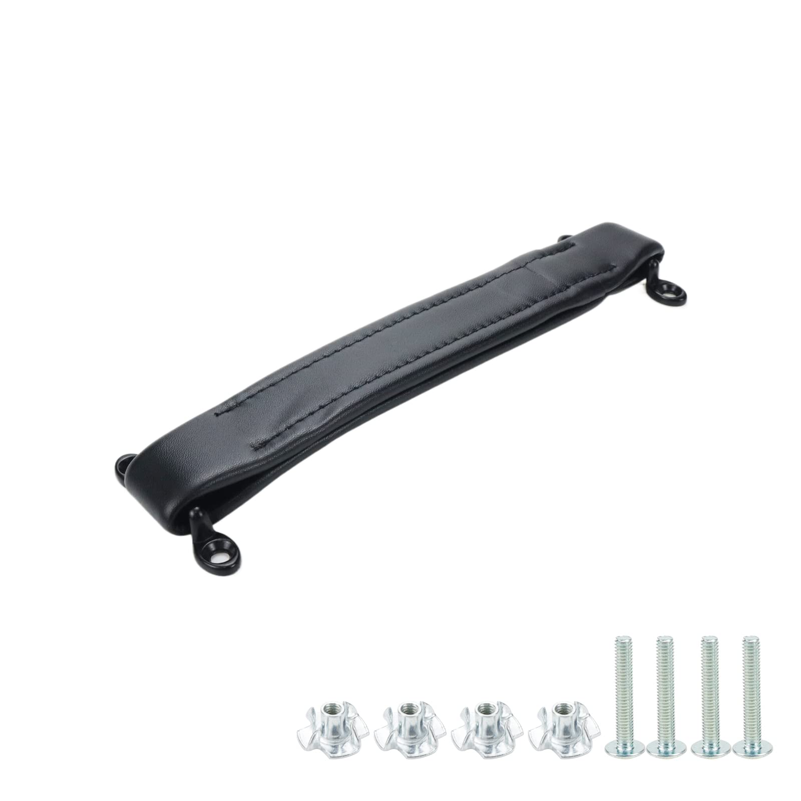 Replacement PU Leather Guitar Amplifier Handle - Black (Pack of 1) | Durable Amp Strap for Speaker Cabinets & Combo Amps | Perfect for Live Performances, Studio Sessions & Home Practice