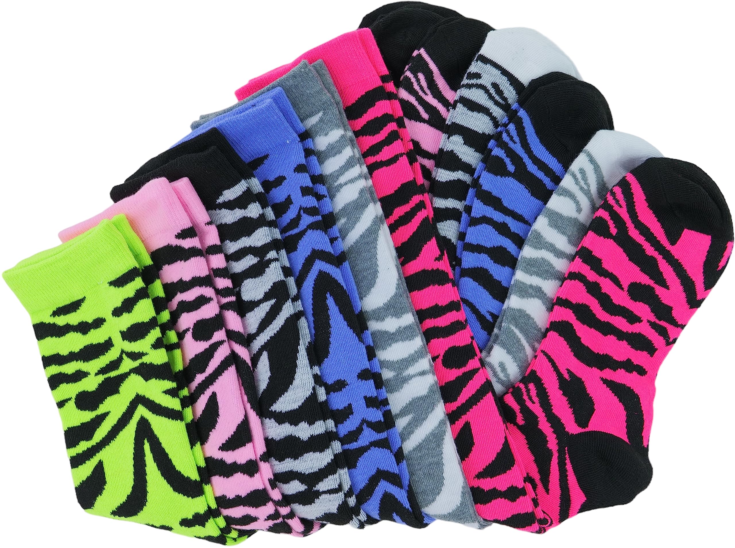 ToBeInStyle Women's Knee High Socks - Pack of 6 or 12 - Comfortable & Stylish Crew Socks for Boots, Work, and Everyday Wear