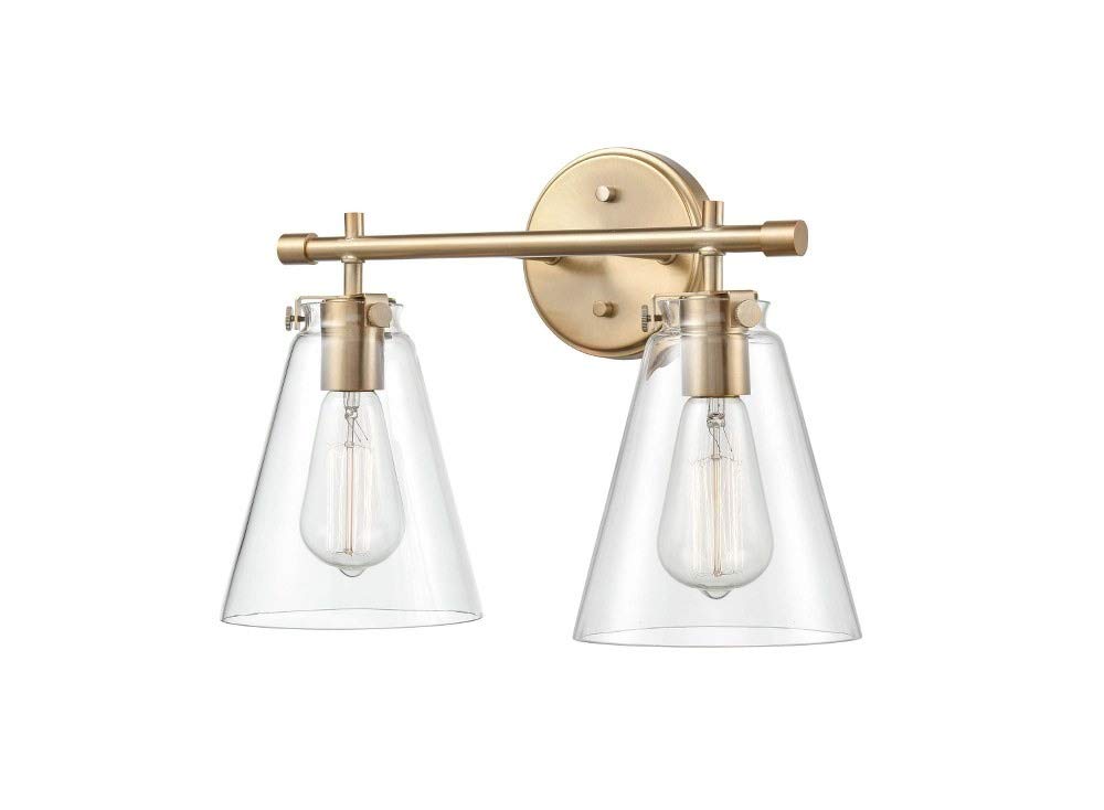 Millennium Lighting 2-Light Bathroom Vanity Light Fixture - 11 Inch Height & 16 Inch Width - Chrome Finish - Perfect for Modern Bathrooms & Powder Rooms