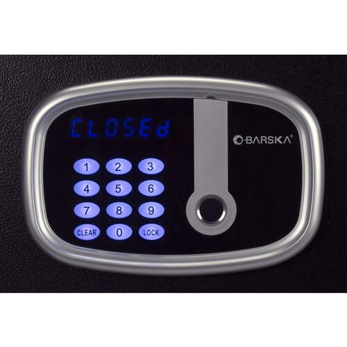 Barska AX13632 Digital Keypad & Biometric Fingerprint Safe - Secure Home, Office & Hotel Use for Cash, Jewelry & Documents Protection