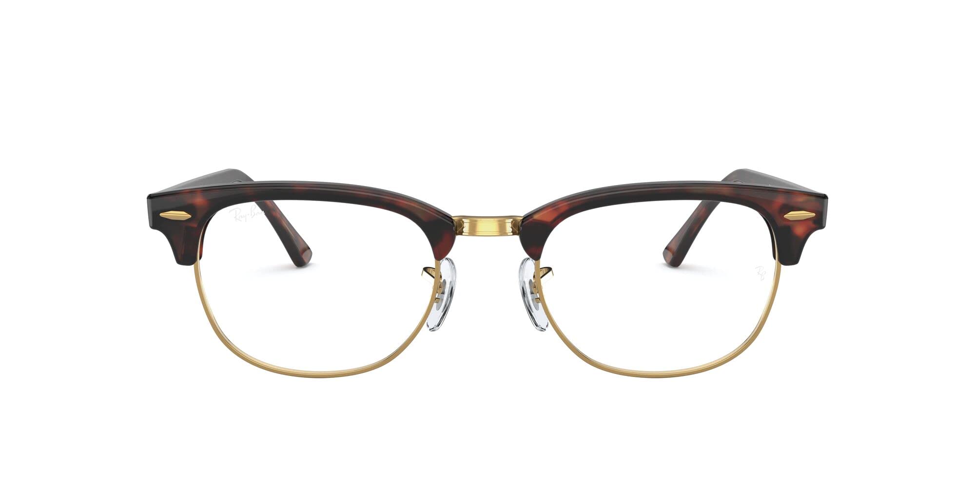 Ray-Ban Rx5154 Clubmaster Square Prescription Eyeglasses Frames for Men & Women - Classic Retro Style, UV Protection - Perfect for Reading, Driving & Fashion Accessories