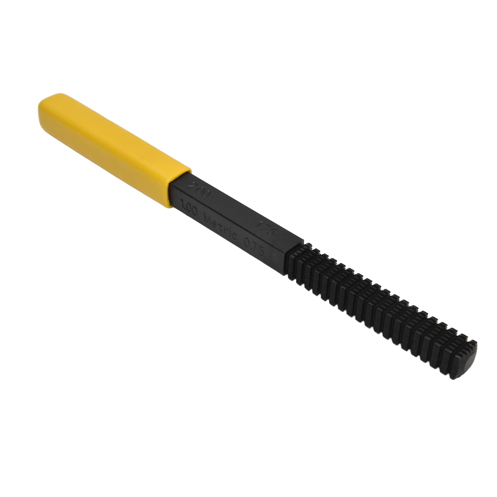Cyrank Metric Thread File - Screw Thread Repair & Restoration Tool with Detachable Handle - Perfect for Automotive, Plumbing, and DIY Projects