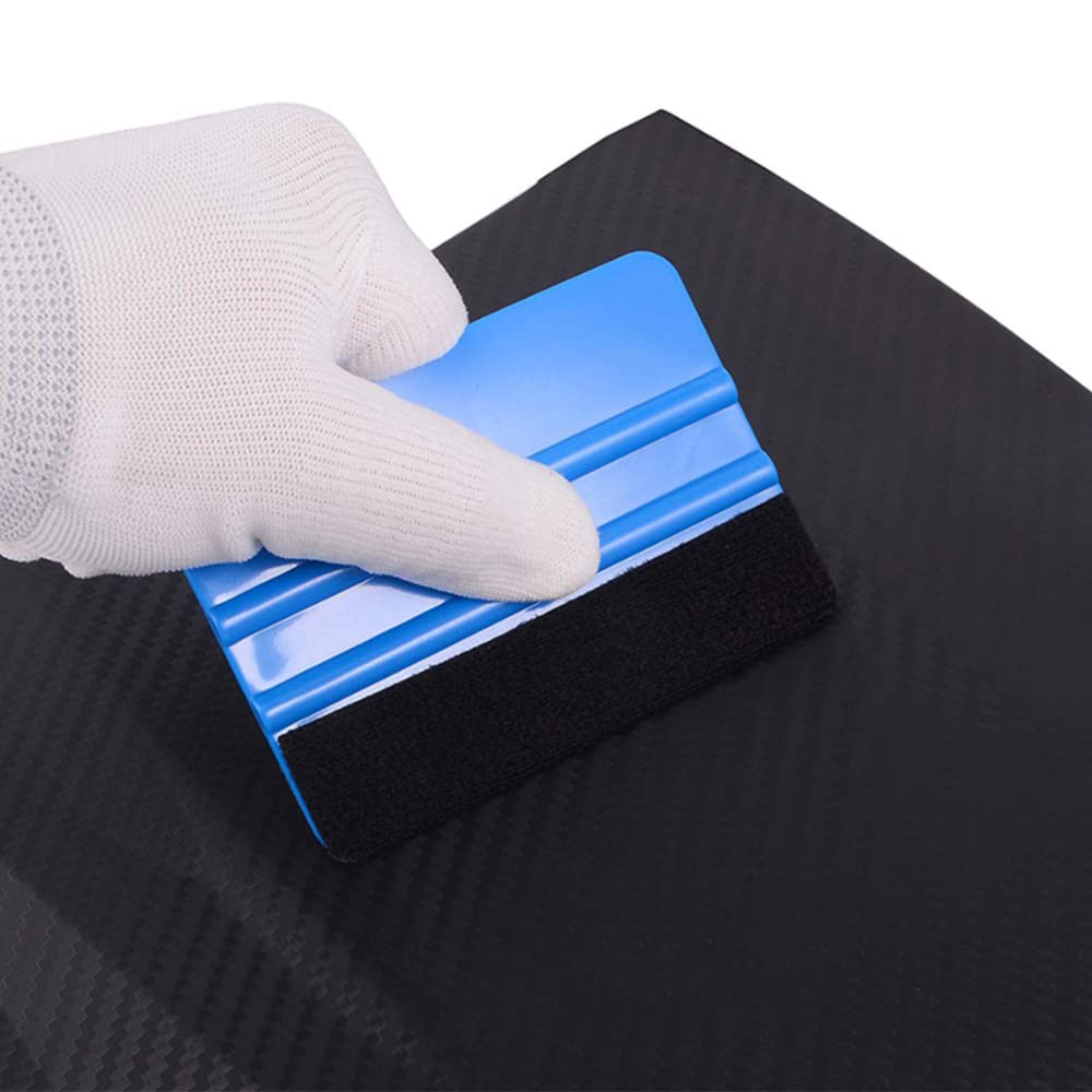 MACHSWON Car Window Film Scraper Tool Kit - Vinyl Wrap & Tint Removal Tool for Auto Glass Cleaning, Sticker Wrapping Accessories - Perfect for DIY Car Detailing, Window Tint Installation & Vinyl Wrap Projects