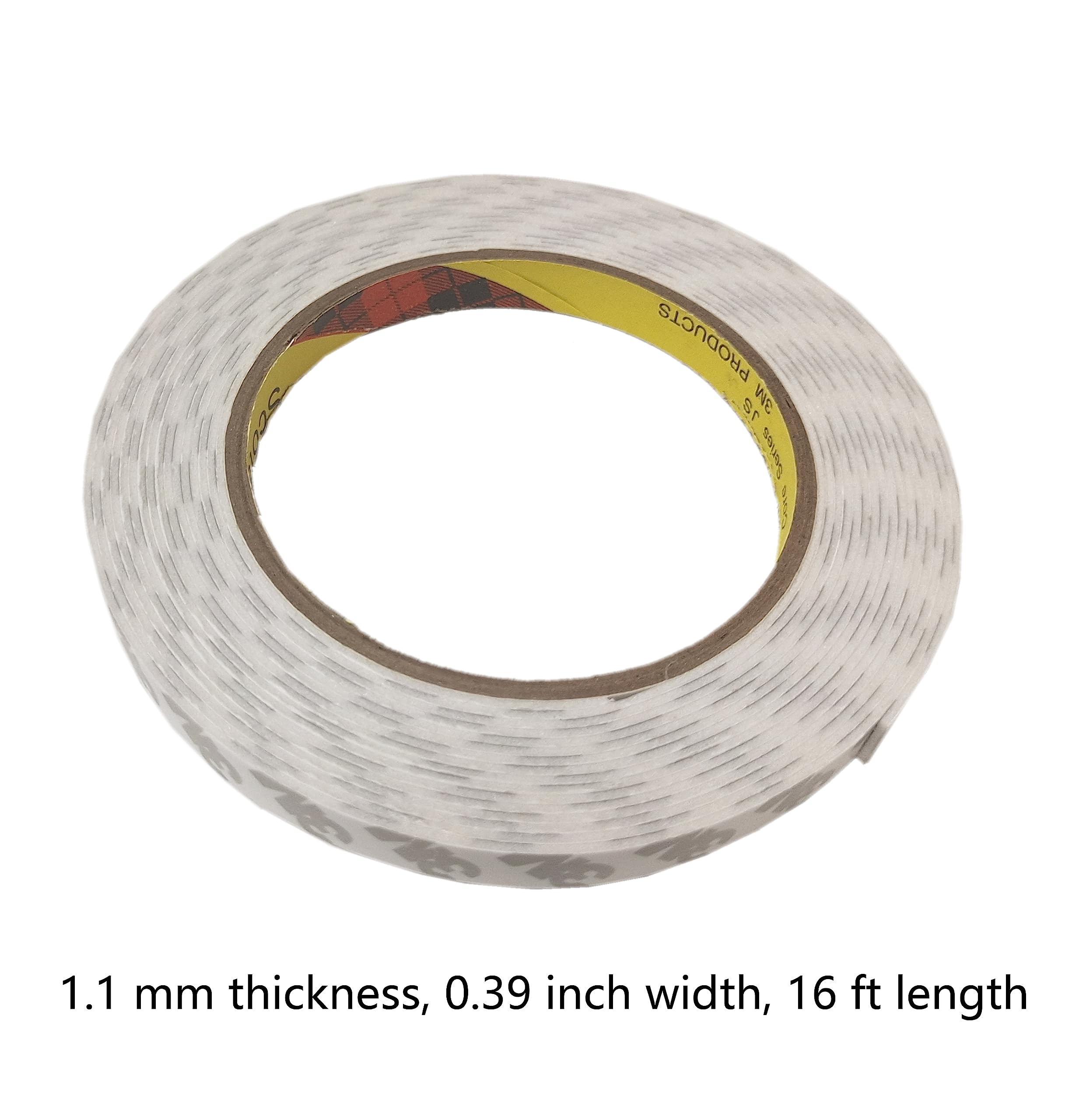 3M Double Sided Foam Tape - 0.39 in x 16 FT Heavy Duty Mounting Strips - Removable PE Foam Adhesive for Picture Hanging, Posters, Wall Decor - Strong Bond for Paint Walls & Home Organization Projects