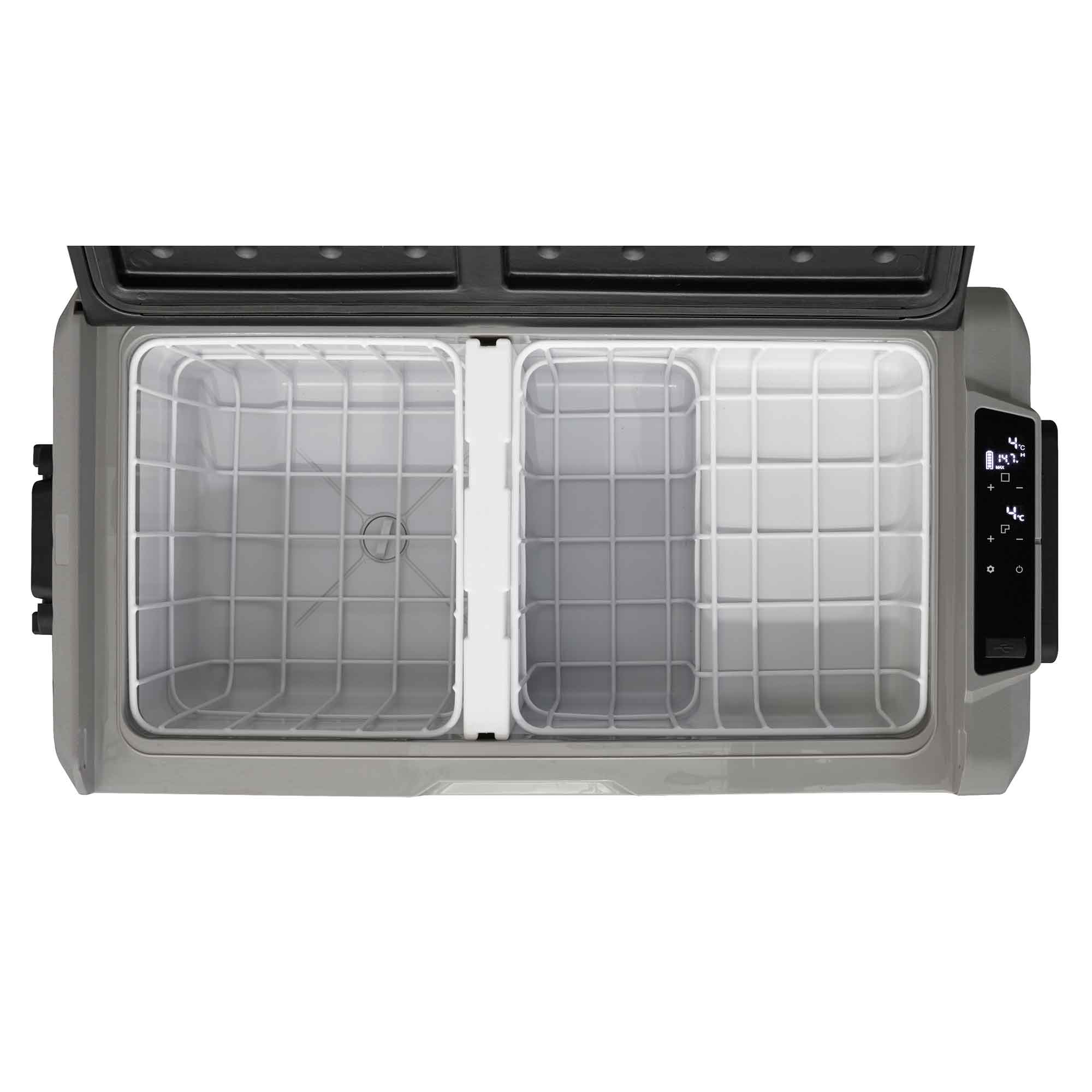 Dellonda 36L Portable Car Fridge Freezer - 12V/24V/230V Dual Zone Compressor Cooler (DL131) for Camping, Road Trips & Outdoor Adventures